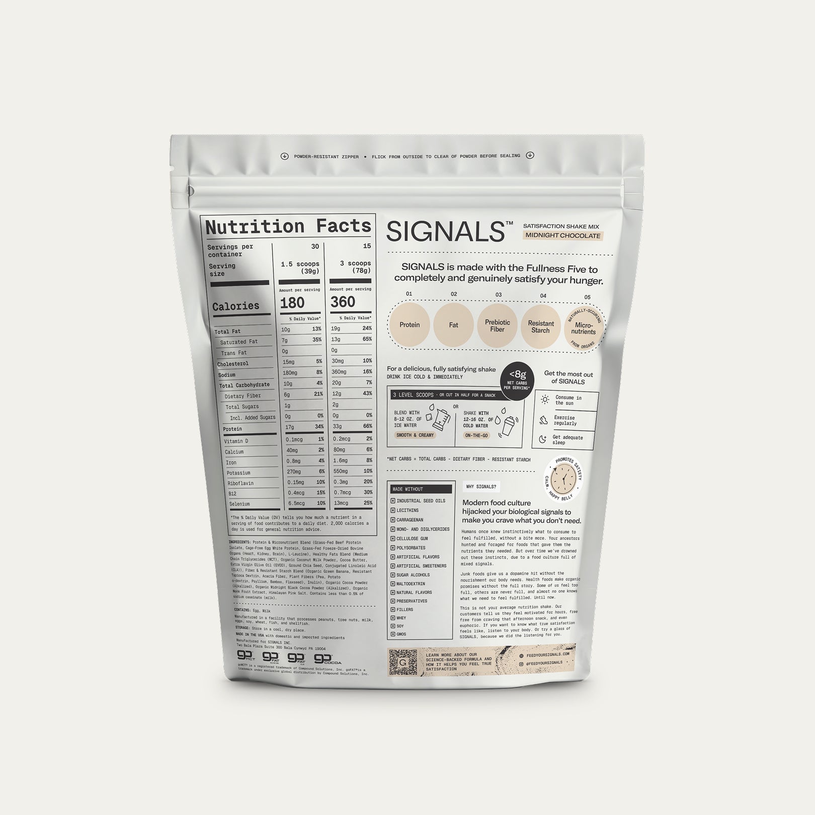 Signals Midnight Chocolate | Back